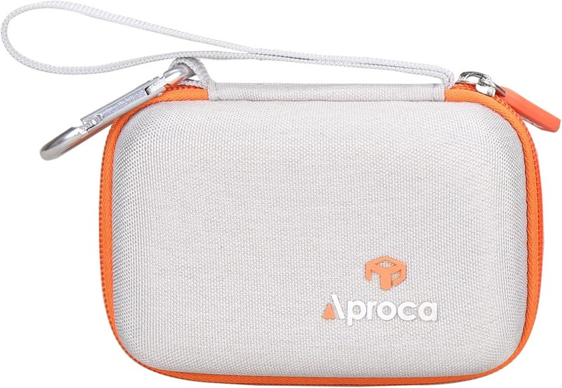 Aproca Case Compatible with JBL Go 4 / Go 3 Ultra-Portable Waterproof Dustproof Bluetooth Speaker, Portable Storage Bag for Accessories -White (Case Only) - Image 5